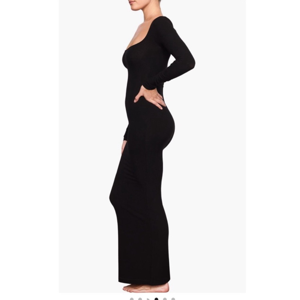Skims Soft Lounge Long Sleeve Dress - Picture 3 of 4